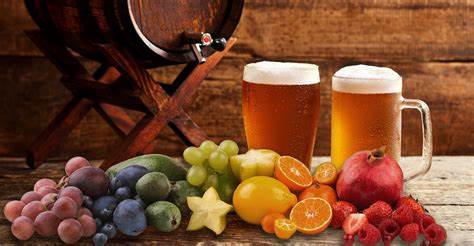 Fruit beer brewing process